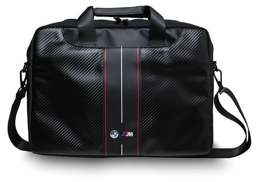 Taška na notebook BMW z uhlíkových vlákien a červených Obrázok produktu 