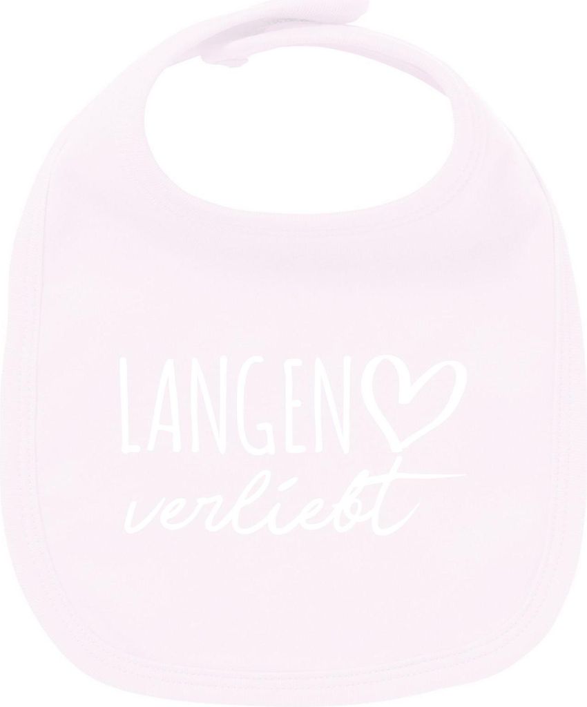 Huuraa Unisex Babylatz Langen verliebt Geschenk Babypink Baumwolle Langen Mitbringsel