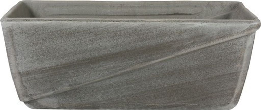 Pflanztopf Spang Ton 40 x 20 x 16cm, grau Produktbild 
