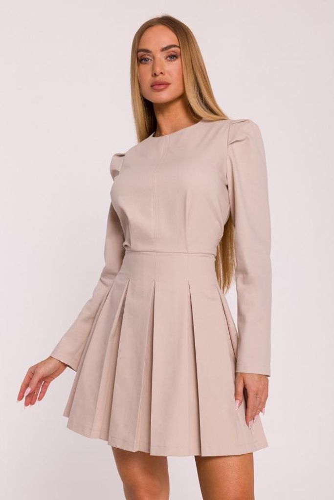 Made of Emotion Minikleid für Frauen Gaudilti M884 beige L