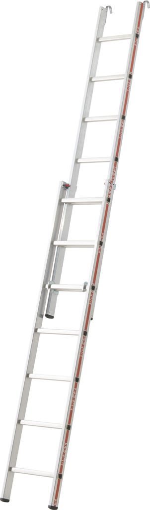 Hymer Einhänge-Schiebeleiter, 2x7 Sprossen