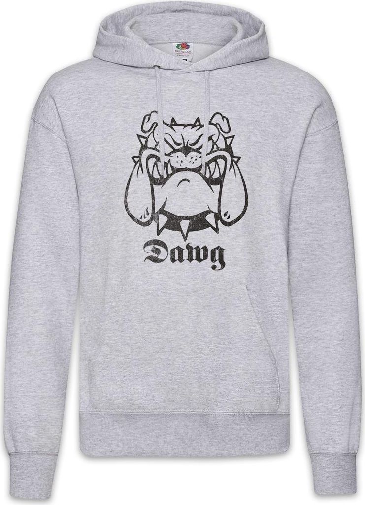 Urban Backwoods Dawg, Herren Hoodie, Farbe: Hellgrau, Größe: S