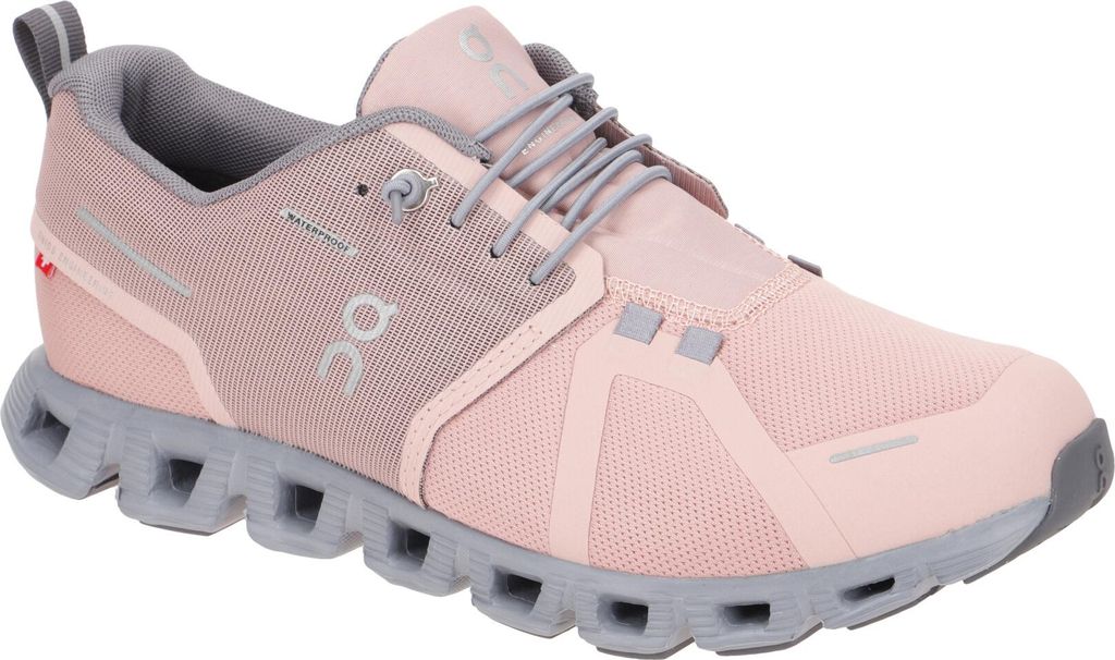On Runn g Cloud 5 Waterproof Frauen Schnürung Laufen Schuhe Rosa – 3,5 UK - 36,5 EU - 5,5 US