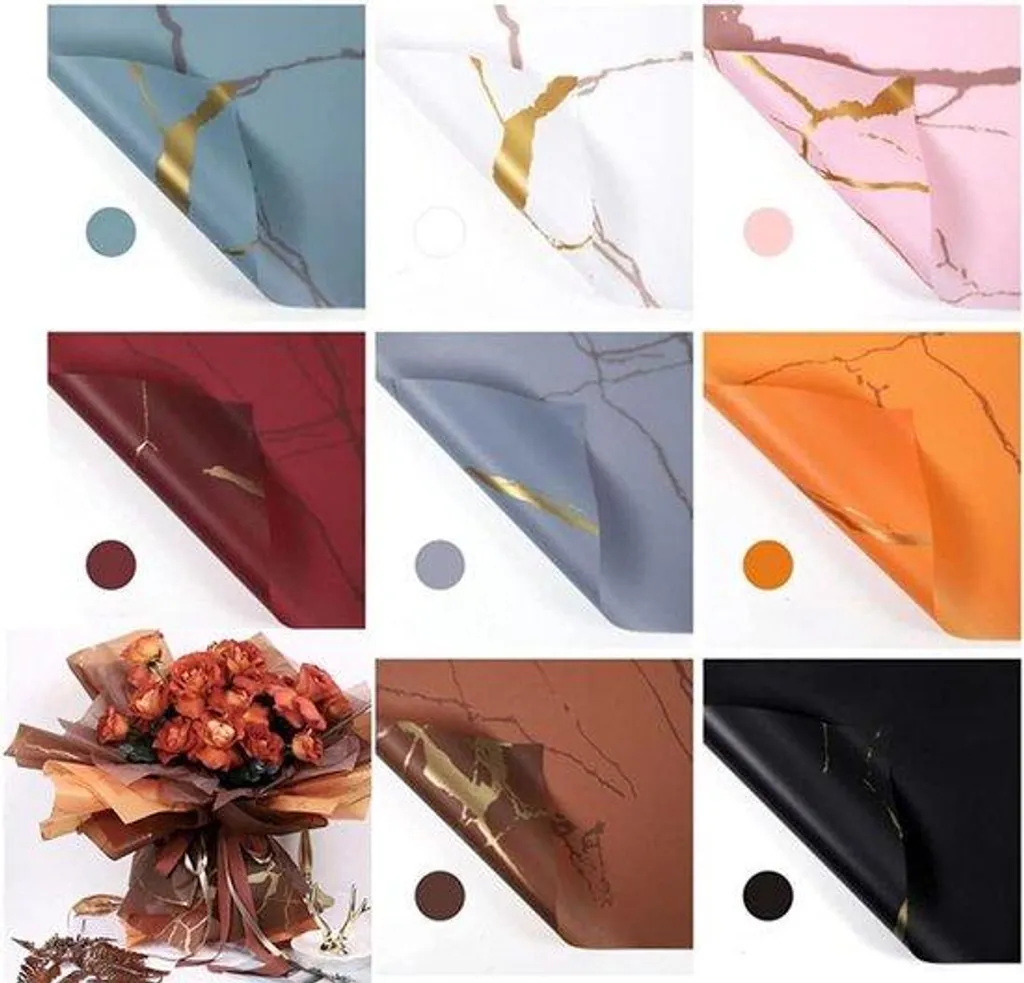 Papier floral résistant à l'eau pour DIY - 24 feuilles anti-déchirure