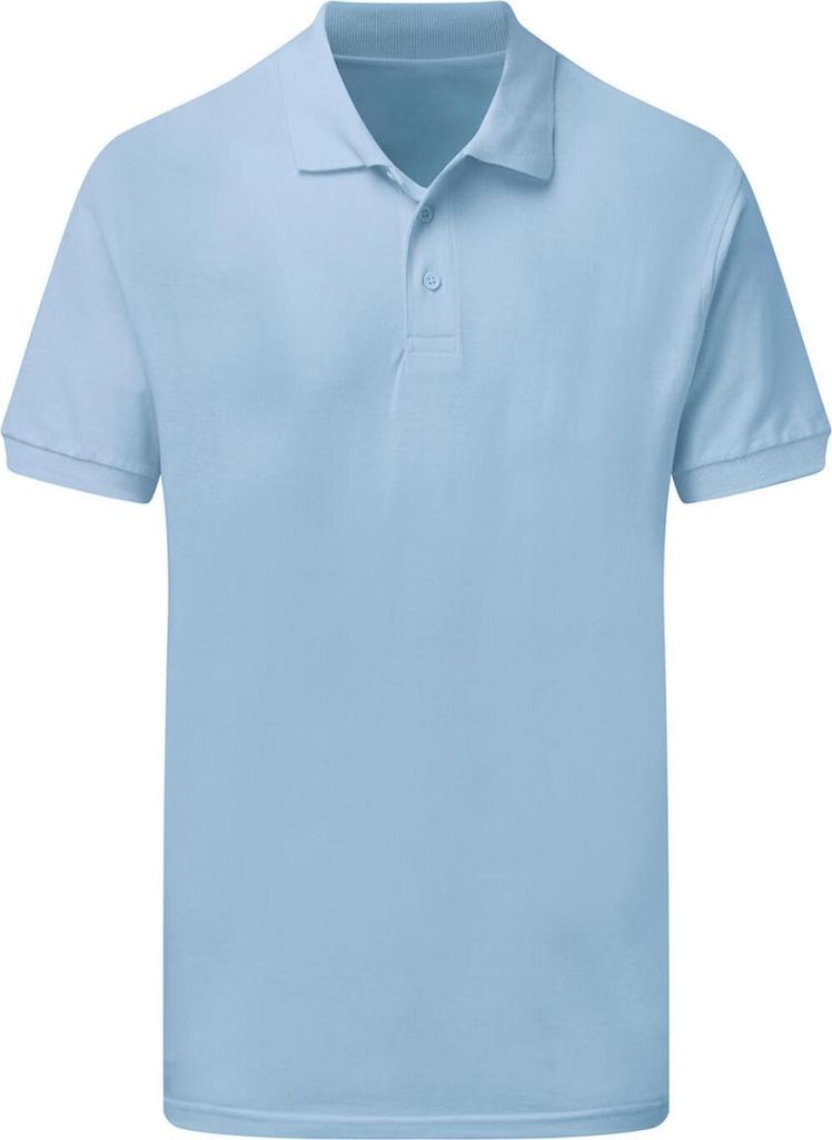 SG SG50 | Men's Baumwolle Poloshirt für Herren - Farbe: Sky - Größe: S