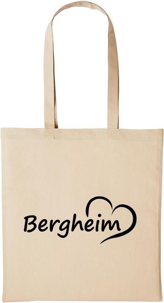 Huuraa Baumwollbeutel Bergheim Geschenk Einkaufstasche Natural 10 Liter Baumwolle Bergheim Accessoire