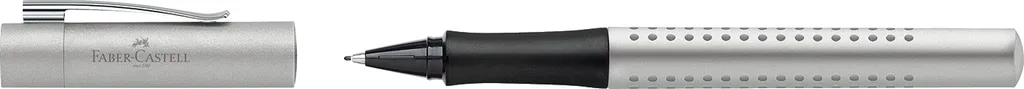 Stylo-feutre Faber-Castell GRIP 2011 argenté : confort et précision