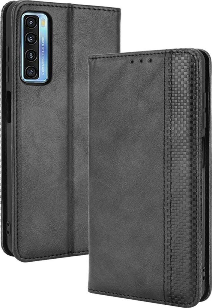 Mobigear Sensation TCL 20L Plus Hülle Klapphülle Geldbörse - Schwarz