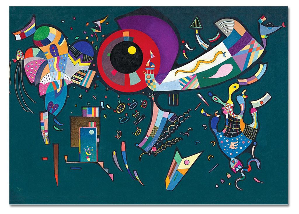 Giallobus - Um den Kreis herum - Vassily Kandinsky - 100L x 70B cm - Bild - Acrylglas