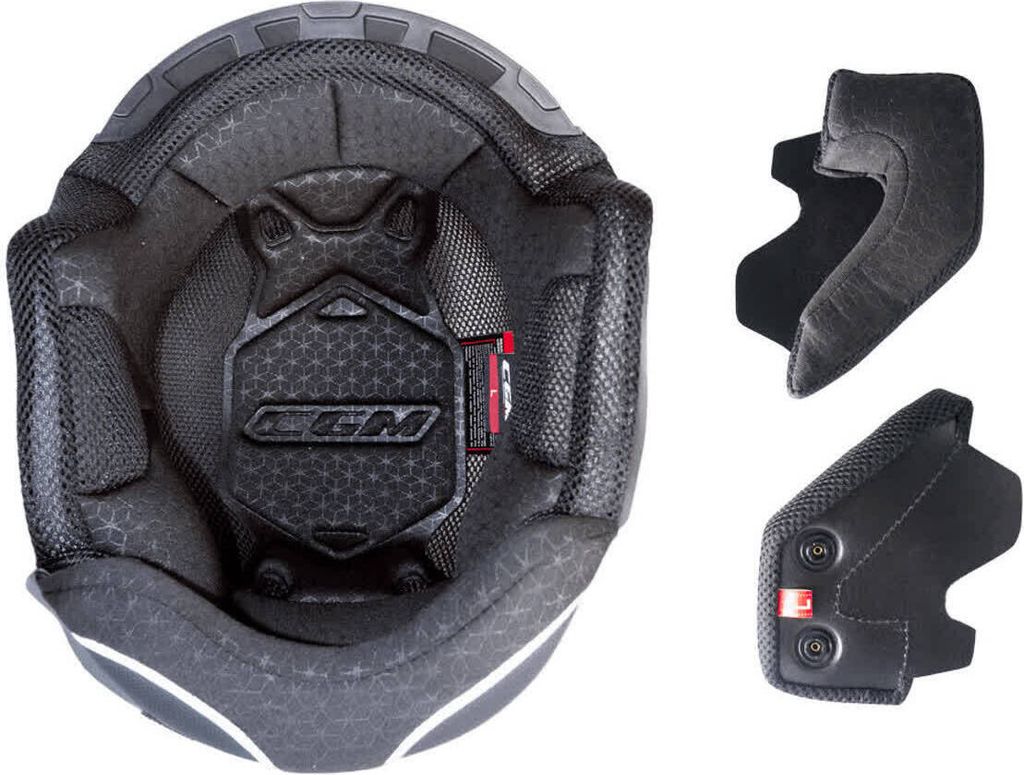 Vollschwarzes Innenfutter CGM 167 FLO Helm Größe XL