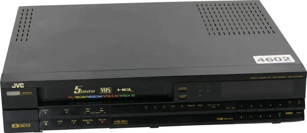 JVC HR-D337MS Magnétoscope Multi-formats Vidéo PAL SECAM NTSC Vintage