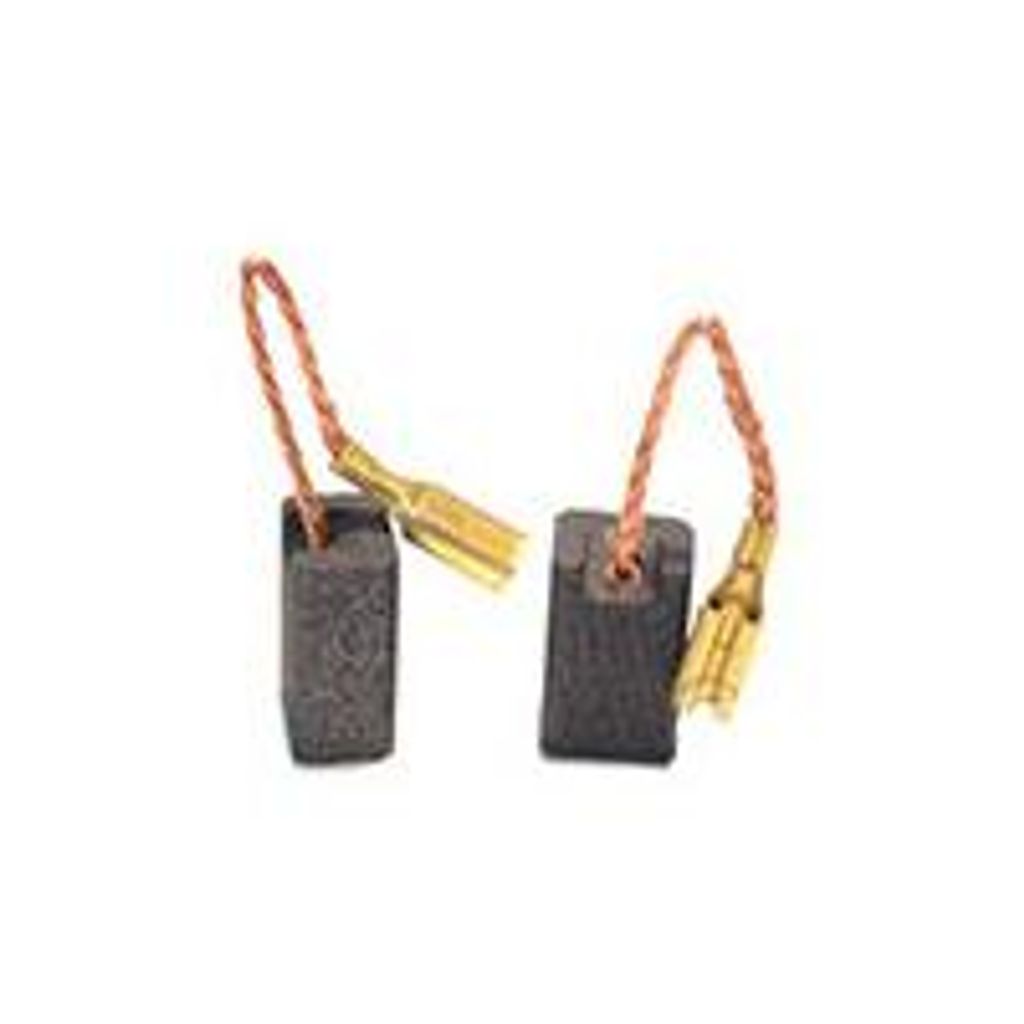 Set aus 2 anpassbaren Kohlen für Rupes. Abmessungen: 6 x 8 x 13 mm.