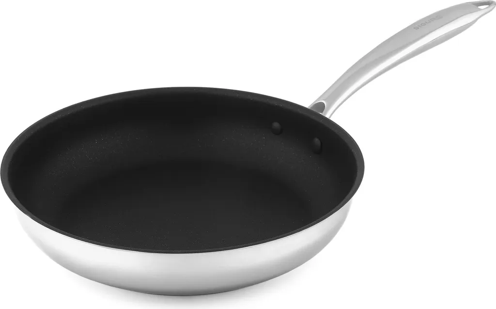 Siguro Pure Delight 28cm: Padella Inox con ILAG Ultimate Swiss Coating