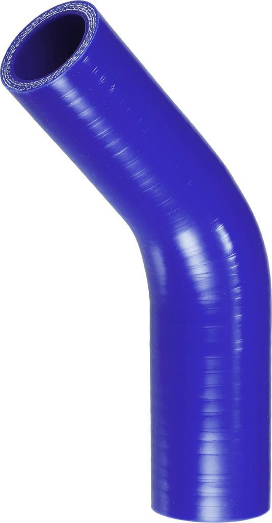1 Stück 28-32mm 1,10"-1,26" ID 90mm 3,54" Länge 45 Grad blau Autosilikonschlauch Kühlmittelschlauch Universal