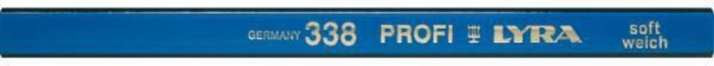 Lyra 338 Profi Tischlerbleistift / Zimmermannsbleistift (mittel) Länge 180 mm