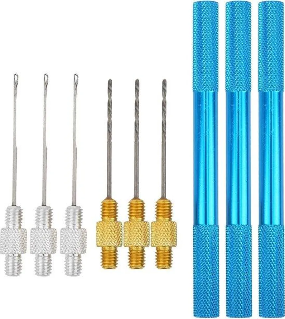 Pack de 3 hameçons légers en alliage d'aluminium spécial anticorrosion