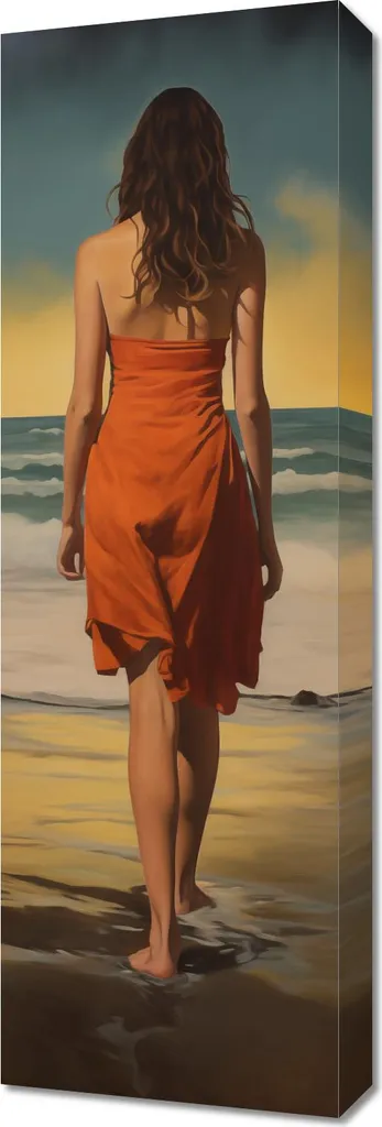 Quadro Moderno 30x90 cm Fuga alle origini - Arredo Casa Design Luxury - 1