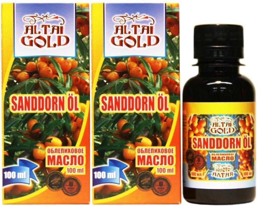 2 x 100 ml Sanddornöl „Altai Gold“,