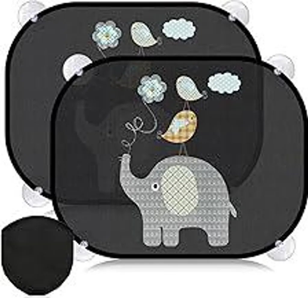 Parasole Auto Bambini 45x35,5 cm Set da 2 - Protezione UV GSM110