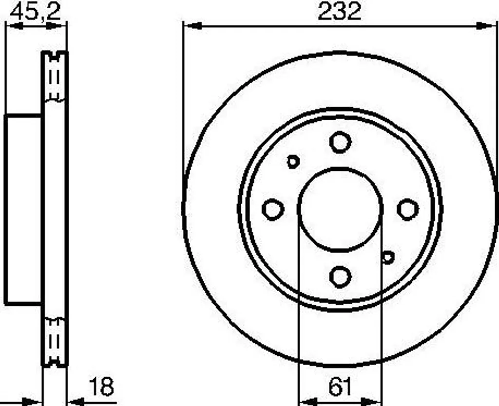 Disque de frein plein Bosch compatible Almera N15 - Sécurité et fiabilité