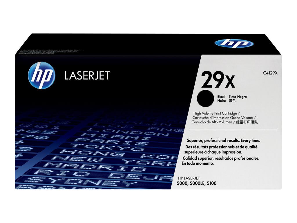 HP 29X C4129X black Hohe Kapazität Produktbild 