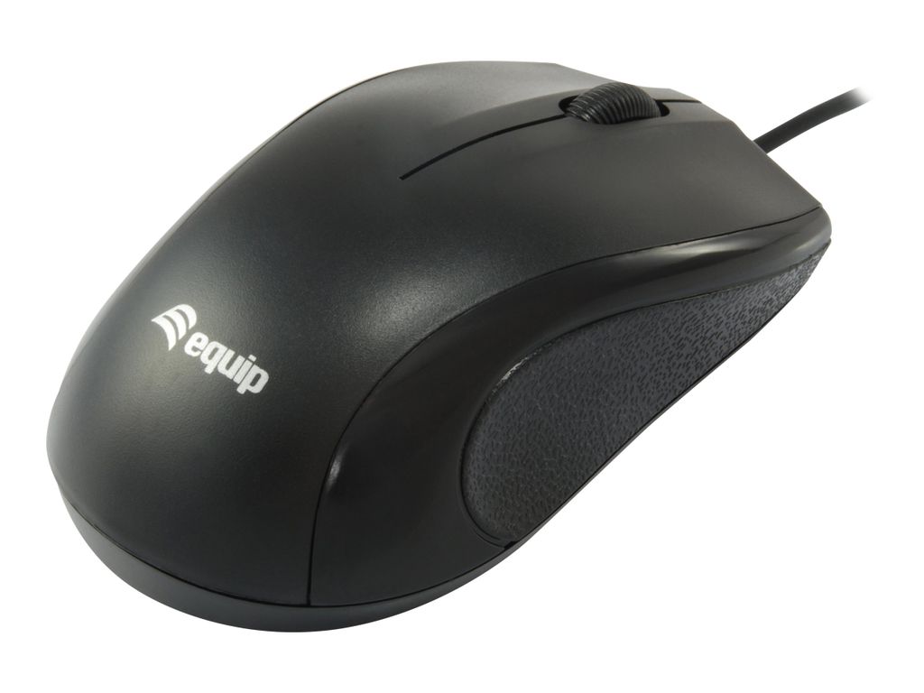 Equip USB-Tastatur Deutsch, Schwarz – 105 Tasten, Soft-Touch, Plug & Play, 1,35 M Kabel