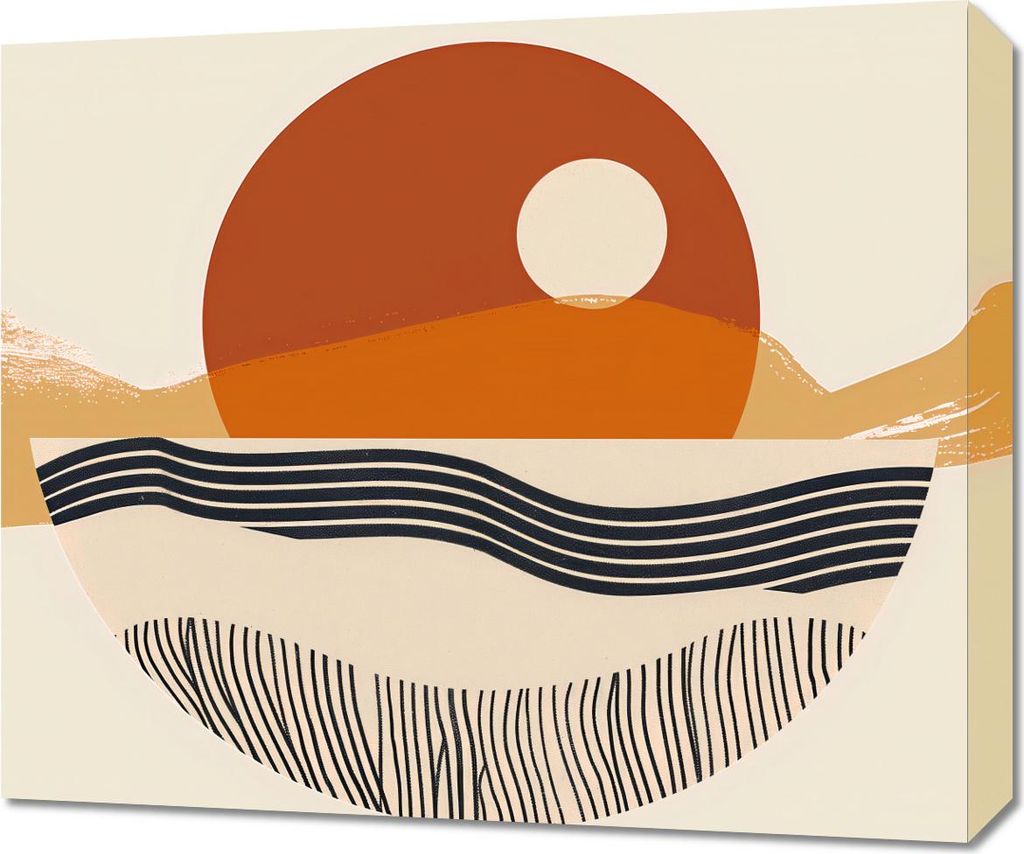 Bild 60x50cm Halb auf Ganz