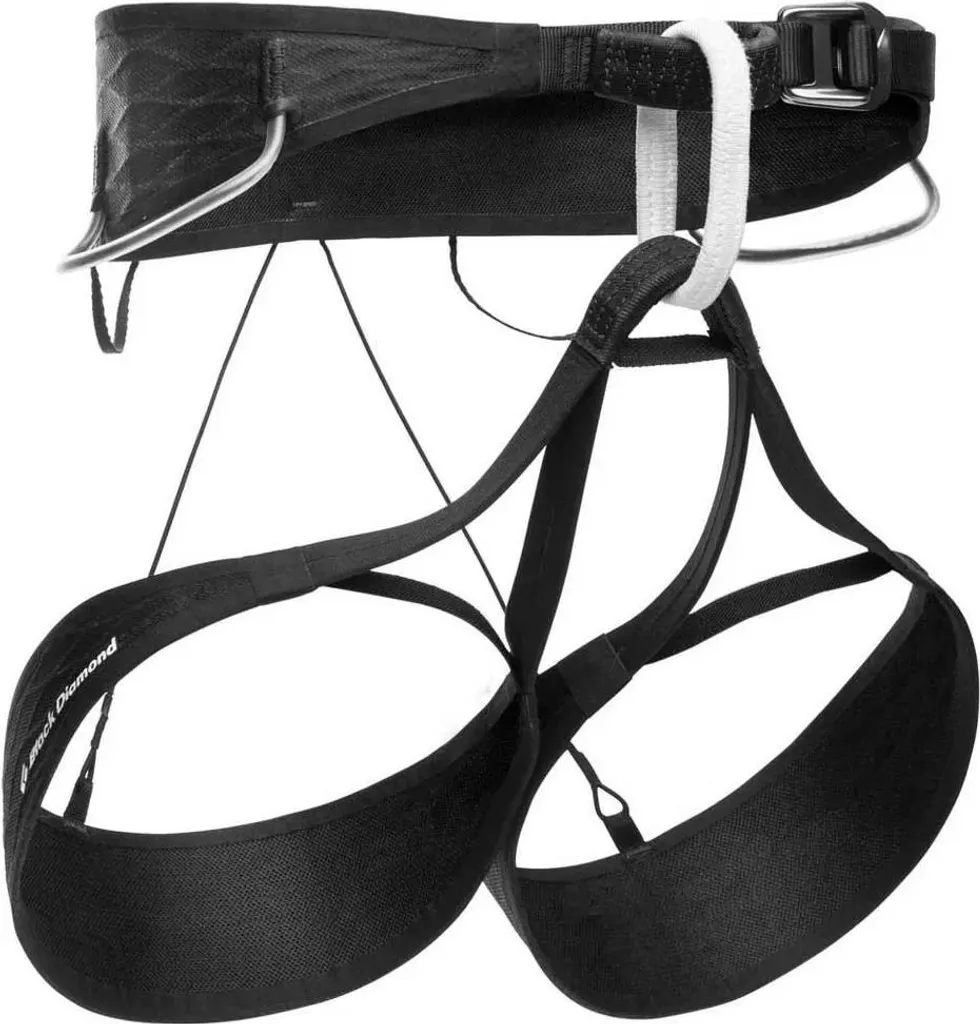Baudrier d'Escalade Ultra-Léger Airnet Homme Noir/Blanc - Black Diamond