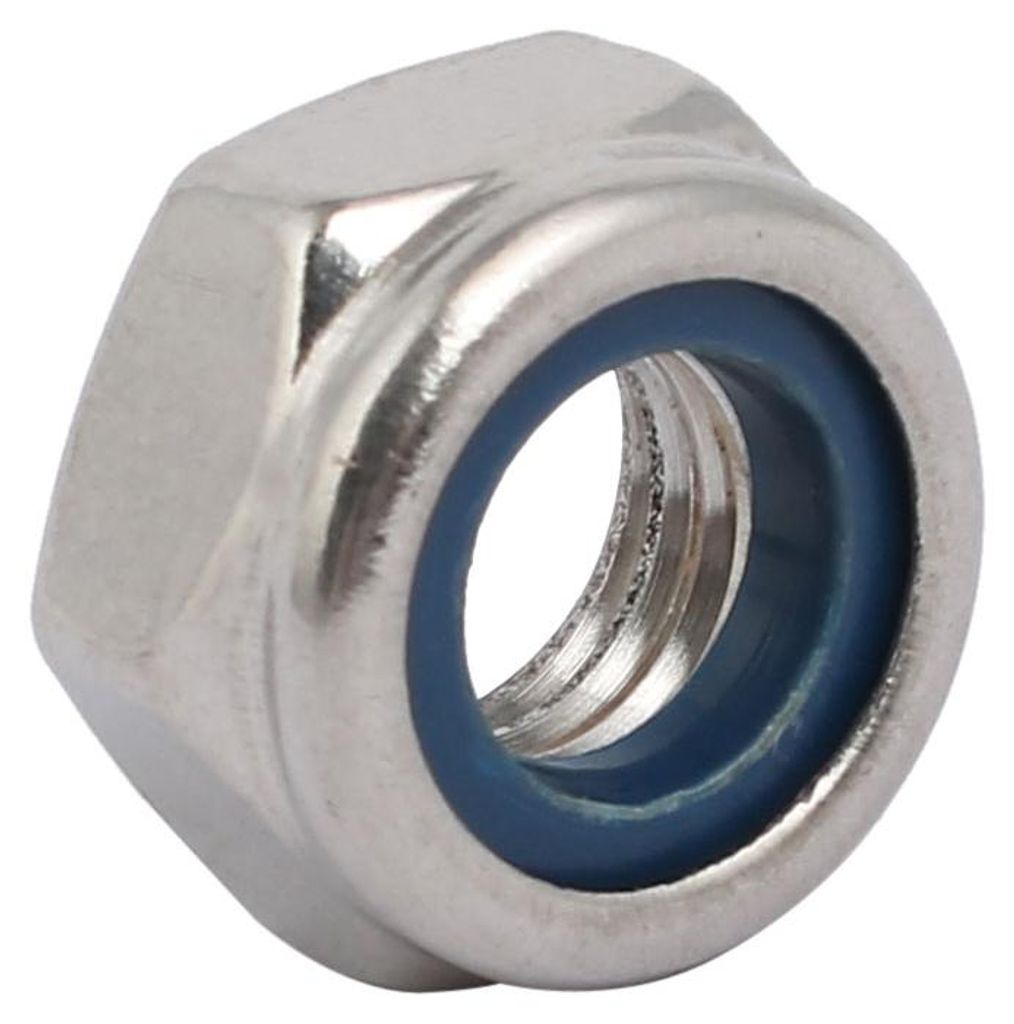 4Stk. Links Hand Sicherungsmuttern 304 Edelstahl Metrisches Gewinde M10 x 1,5mm de