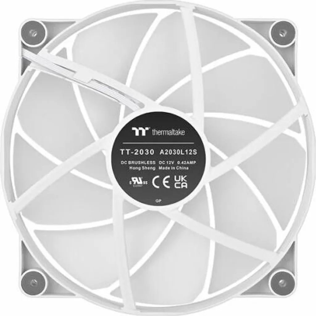 Ventilateur de boîtier PC 200mm ARGB blanc Thermaltake CT200 série Sync - 4
