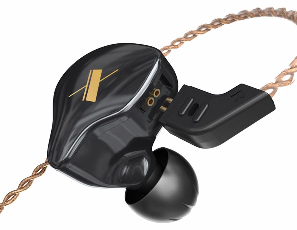 KZ EDX HIFI In-Ear-Kopfhoerer-Monitor Kopfhoerer DIY-Ohrhoerer 1DD-Ohrhoerer Sport Noise Reduction Headset