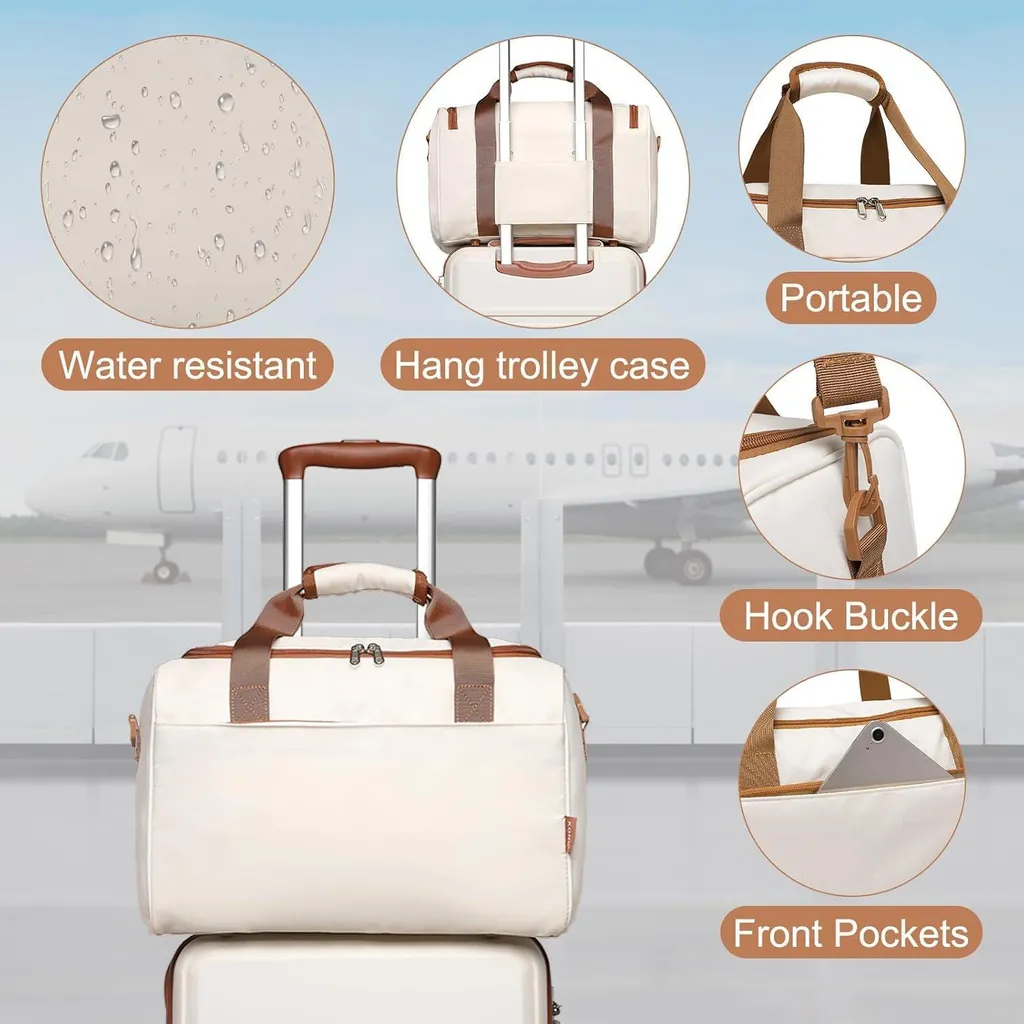 Set de 2 valises KONO grand format 74cm et sac de voyage compact - 6