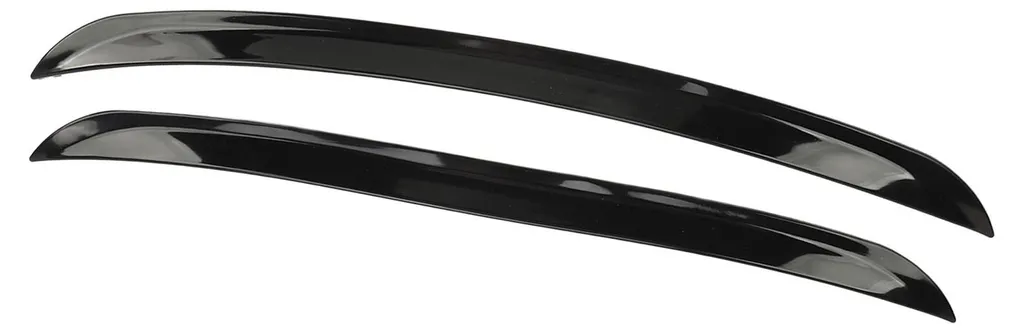 Bande de protection de roue universelle noire brillante style sport