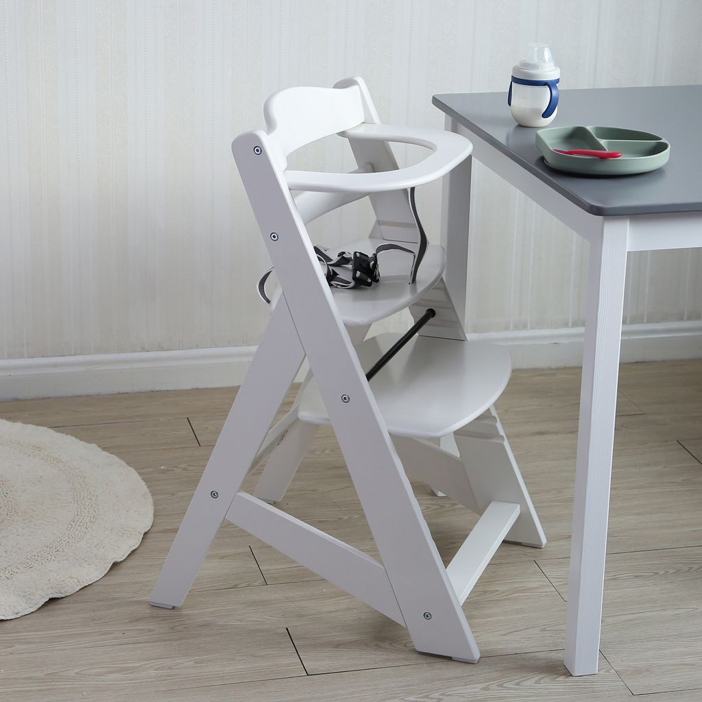 Hauck Alpha Plus Hauck - Hochstuhl Arketa (mitwachsend, Inkl. Gurtsystem,  FSC Lernturm Ab 1 Jahr