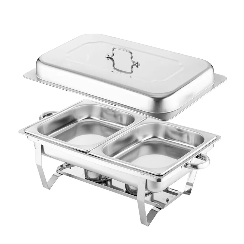 Chauffe-plat Pro 2 Compartiments - Idéal Traiteur et Buffet Chaud