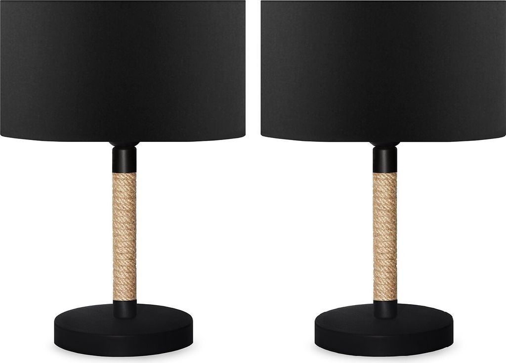 Opviq, AYD- AYD SGN, Schwarz, Nachttischlampen, 100% PVC