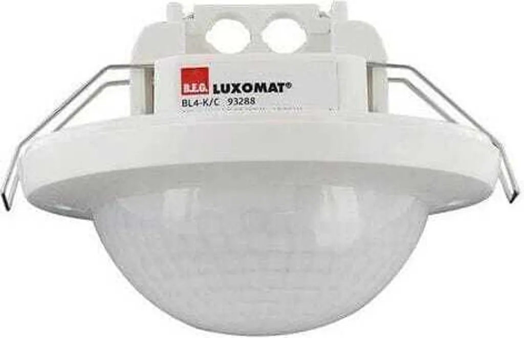 B.E.G. 93288 BL-4-DE Détecteur de mouvement 360° pour montage plafond