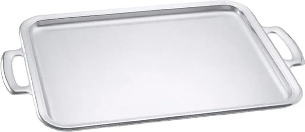 Plateau Antidérapant Inox 52x39 cm : Évitez les Chutes lors du Service
