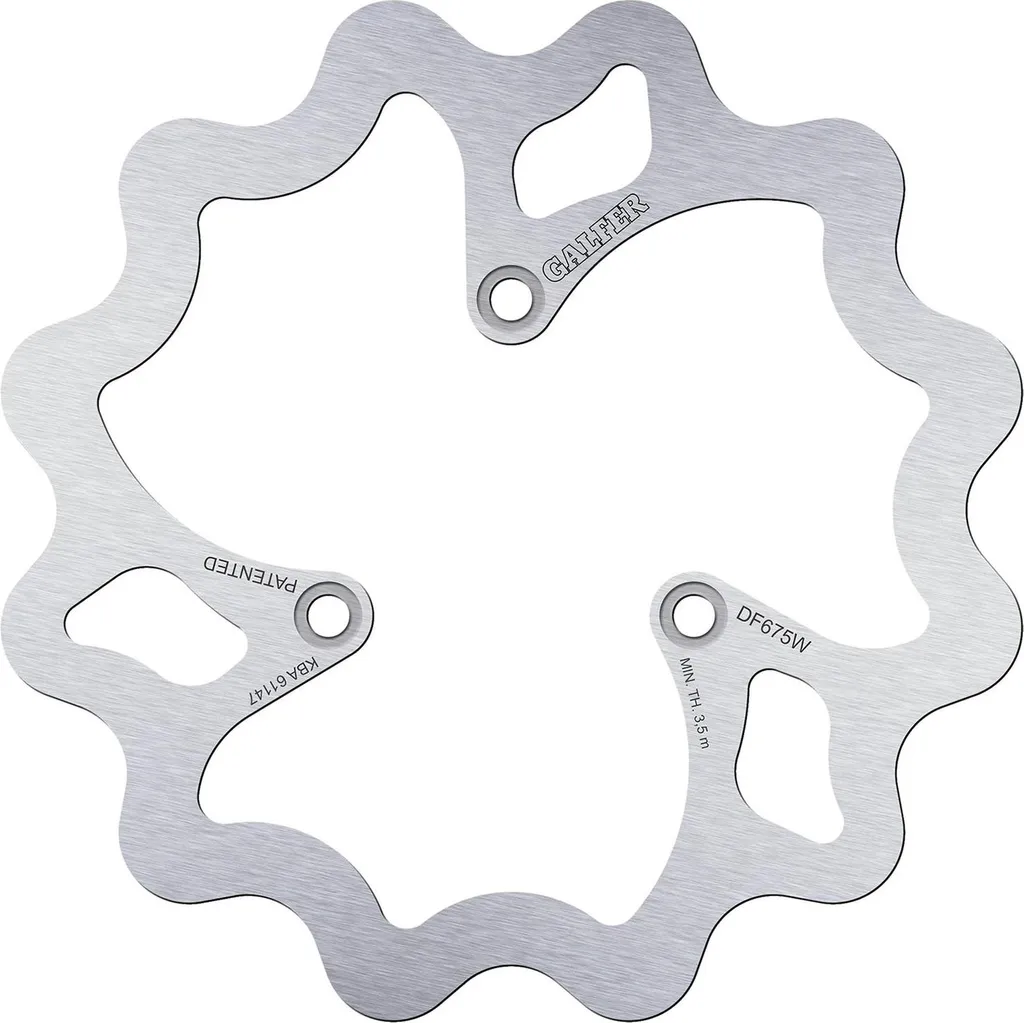 Disque de frein Galfer DF675W WAVE rigide pour Rieju MRX et Derbi Senda