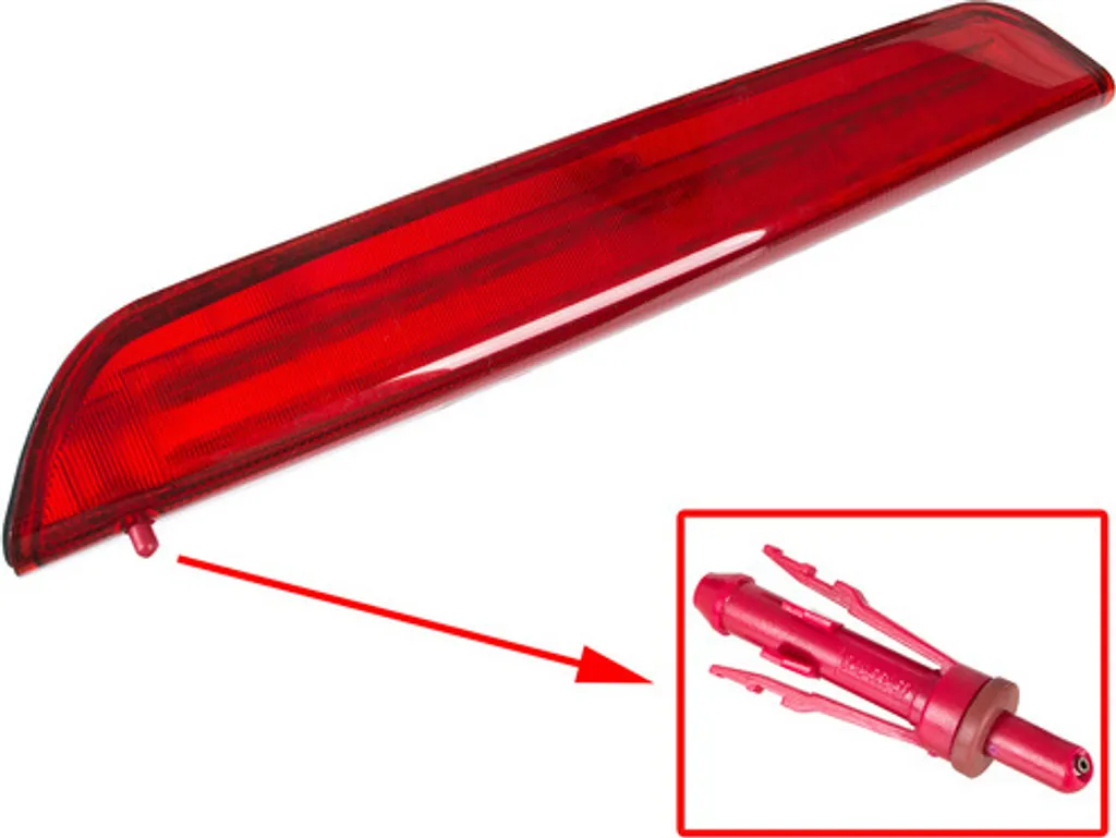Feu de stop pour remplacement Skoda 1Z9945097C et gicleur de nettoyage
