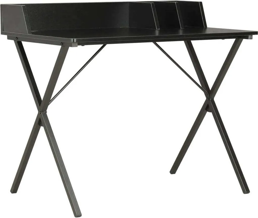 Scrittoio Nero 80x50 cm - Scrivania per Camera e Dormitorio The Living Store