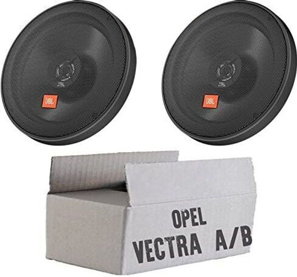JBL STAGE2 624 | 2-Wege | 16,5cm Koax Lautsprecher - Einbauset passend für Opel Vectra A, B - justSOUND