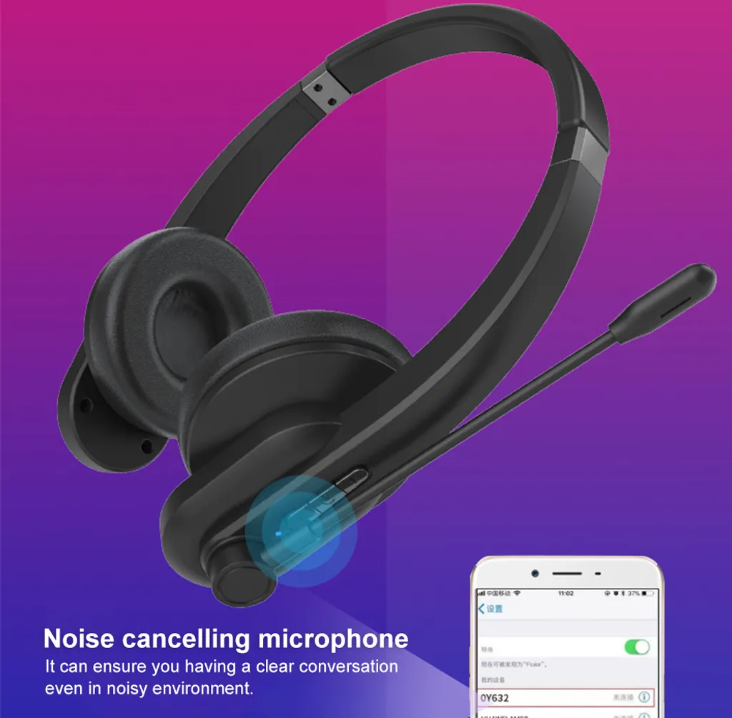 Fini les Bruits Ambiants : Casque Bluetooth avec Micro pour Appel Clair - 7