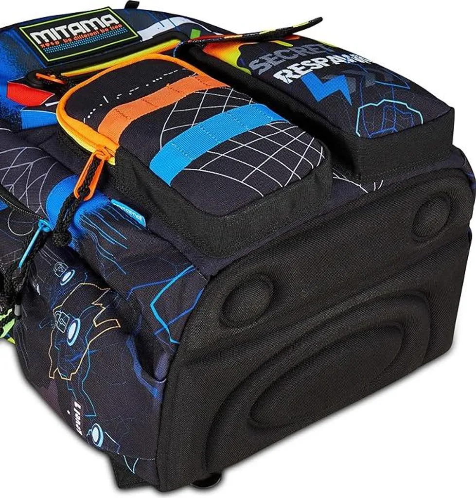 Cartable scolaire extensible Mitama New Plus CyberPlay avec dos renforcé