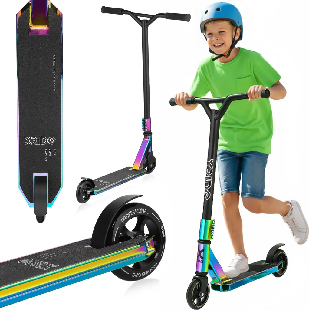 Trottinette freestyle polyvalente Xride® pour la ville et le skatepark