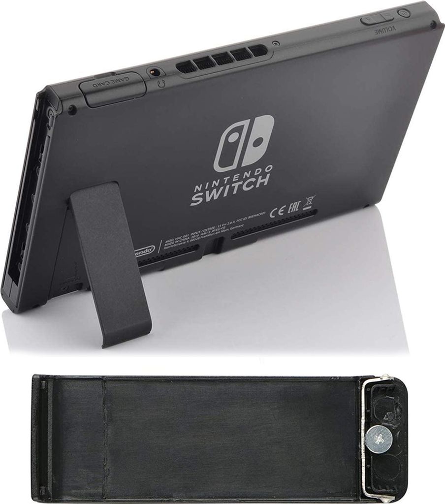 MMOBIEL Rückschale Bracket Kickstand Halter Mainframe Back für Nintendo Switch Black
