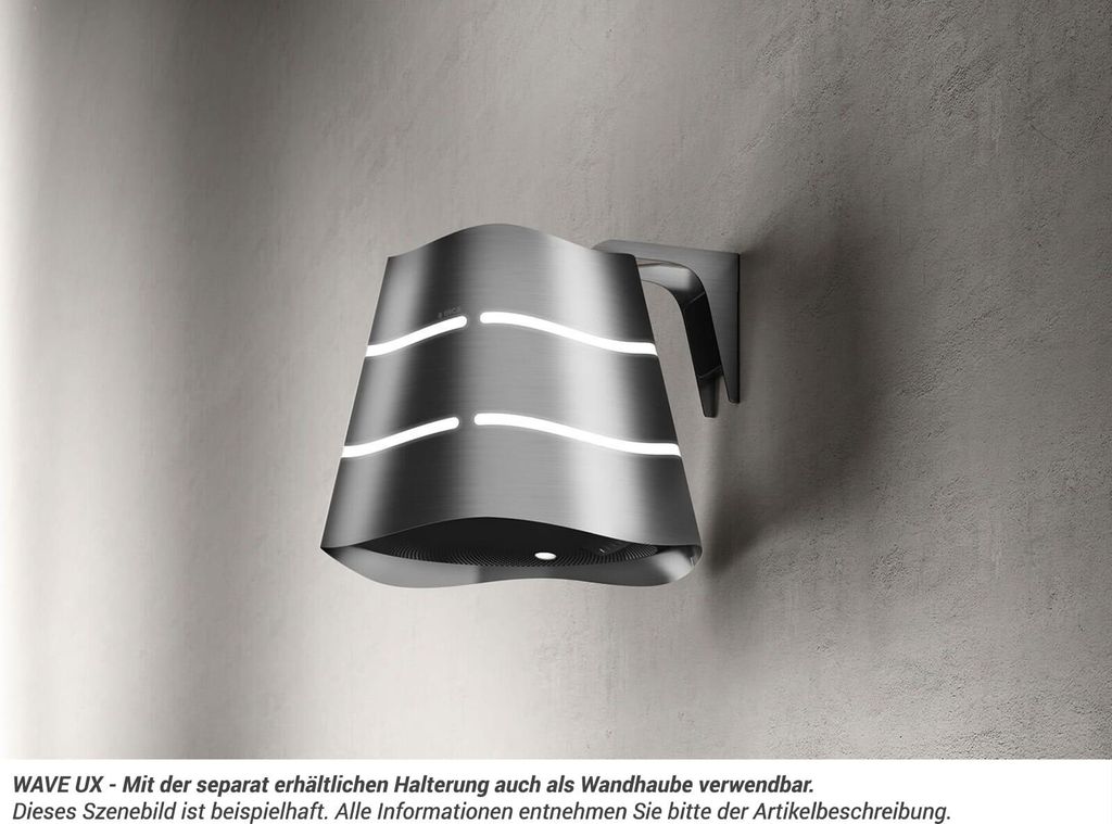 Elica Wave UX PRF0171194 Inselhaube 51 cm Edelstahl
