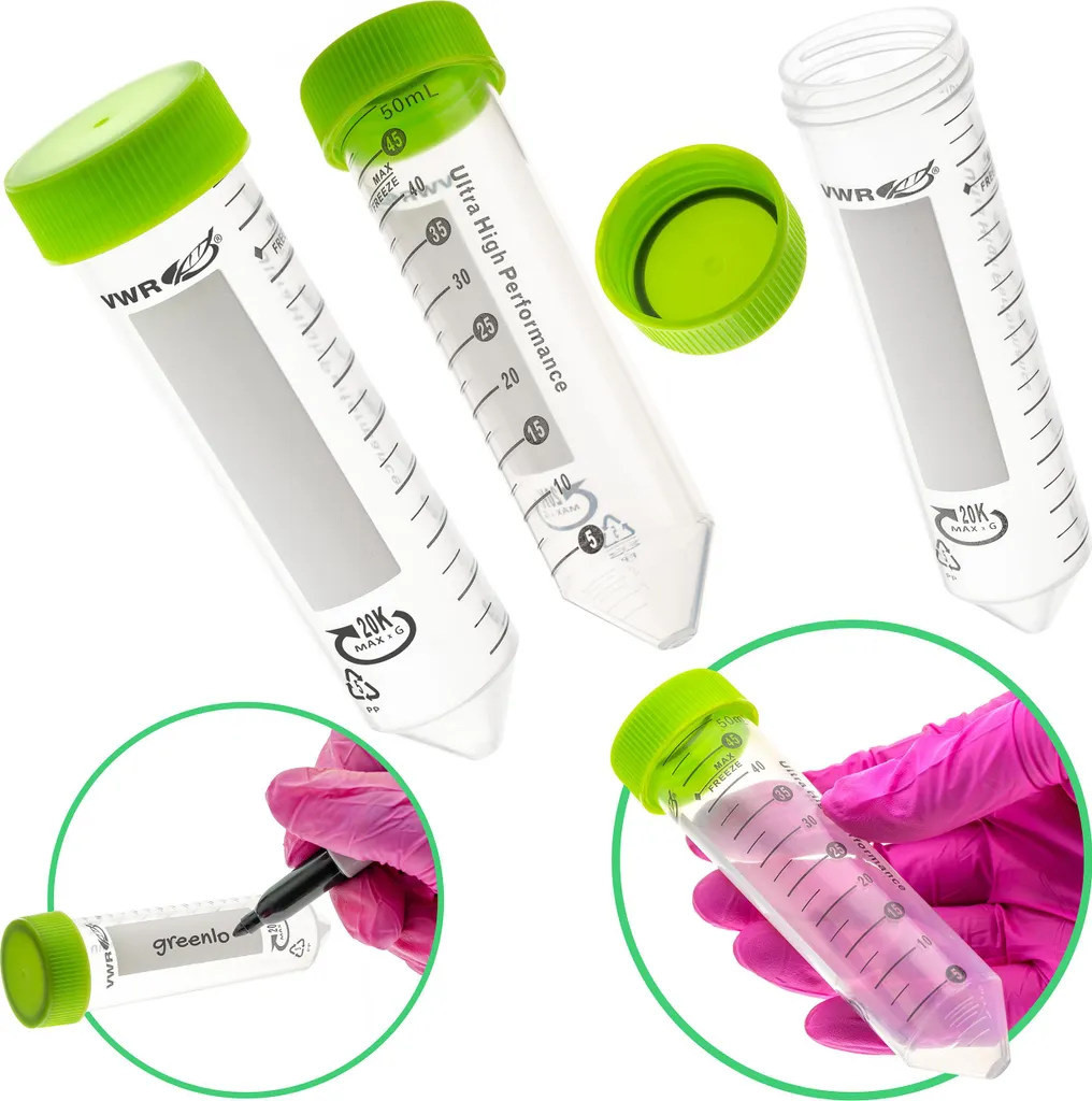 Tubes 50 ml Falcon coniques anti-fuite et haute résistance par 100