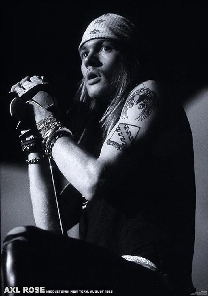 Guns n' Roses - Axl Rose, 1988 - Locandina/Poster - 59x84 Immagine del prodotto 