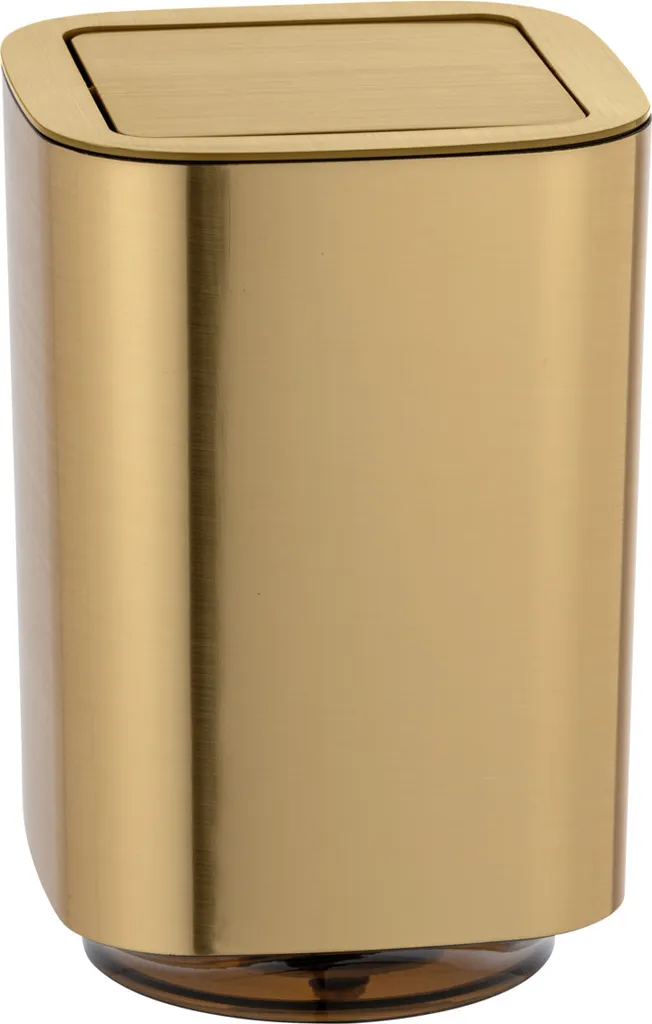 Pattumiera Auron Oro WENKO 5,5L | Cestino Bagno Elegante